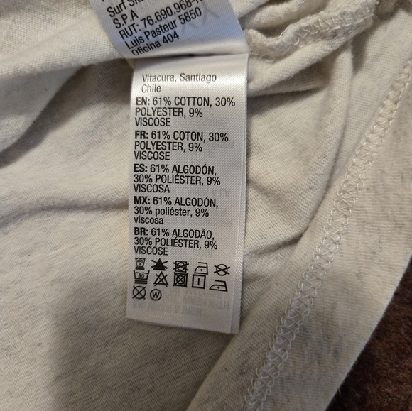 Roxy Patch Shirt Size XL Has Some Staining, See Pics - Picture 12 of 12